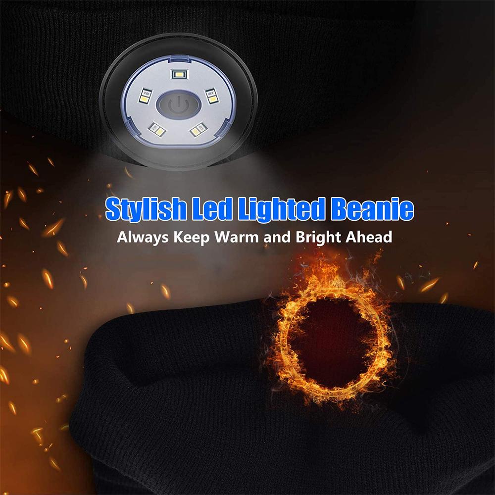 Wireless Bluetooth LED Hat with Music