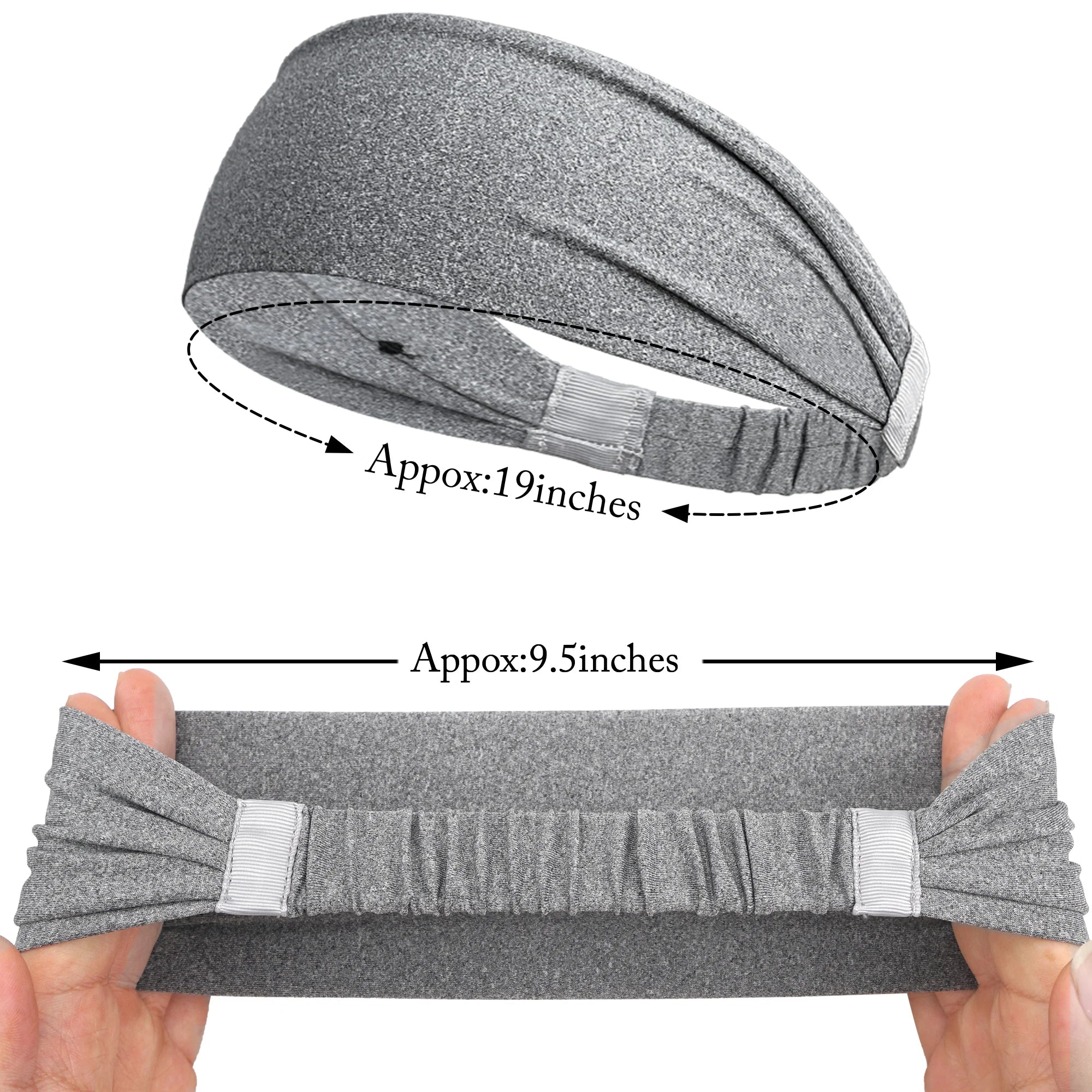 Sports Headbands For Men Woman Gym Yoga Sweat Hair Bands Soft Elastic Hairbands Stretch Outdoor Sport Sweatbands