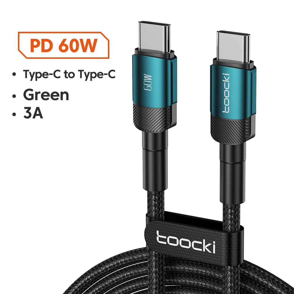 Toocki 100W Type C to USB C Cable PD 3.0