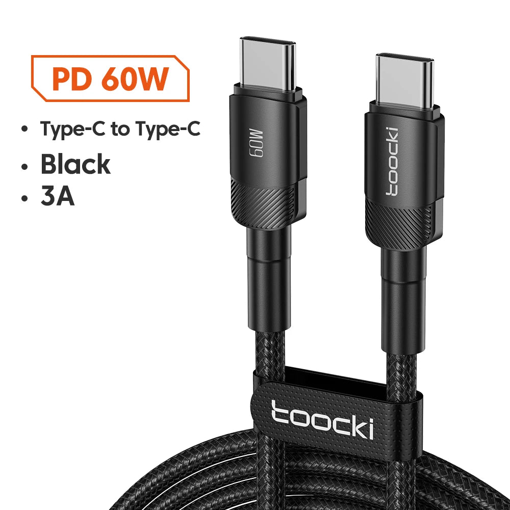Toocki 100W Type C to USB C Cable PD 3.0