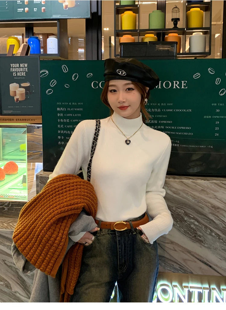 Women's Turtleneck Sweater Winter