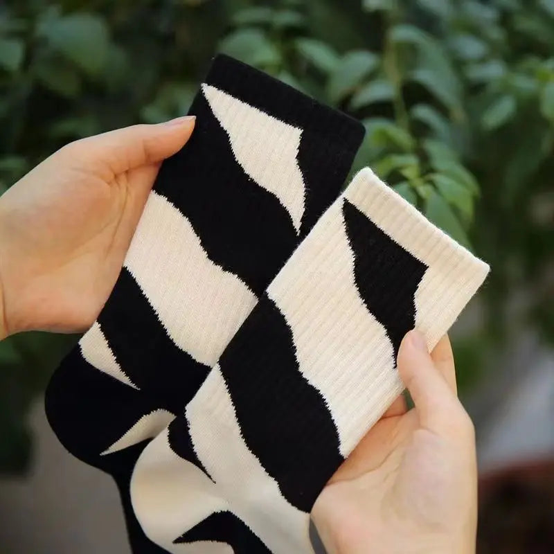 Style Couple SocksHarajuku Mismatched