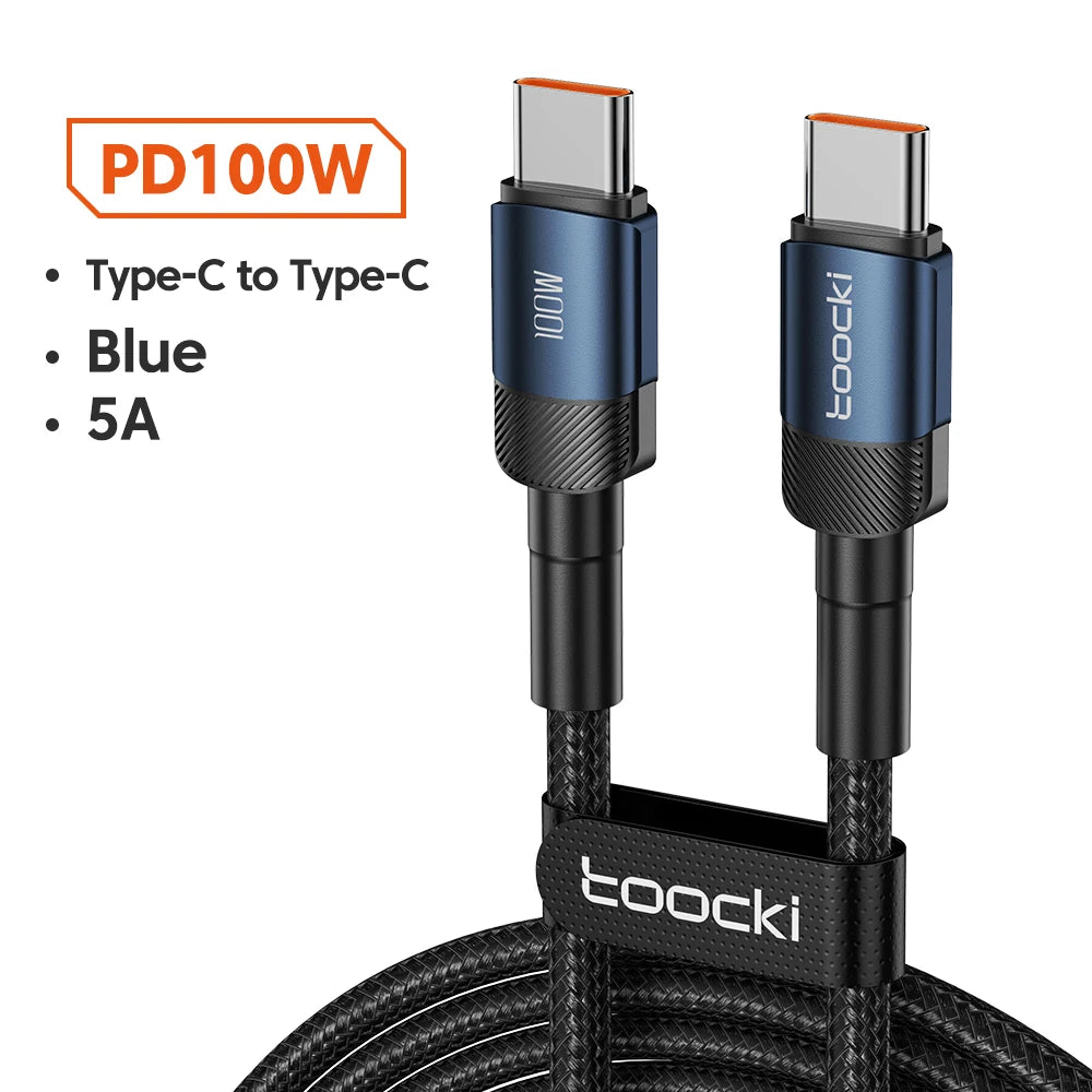 Toocki 100W Type C to USB C Cable PD 3.0