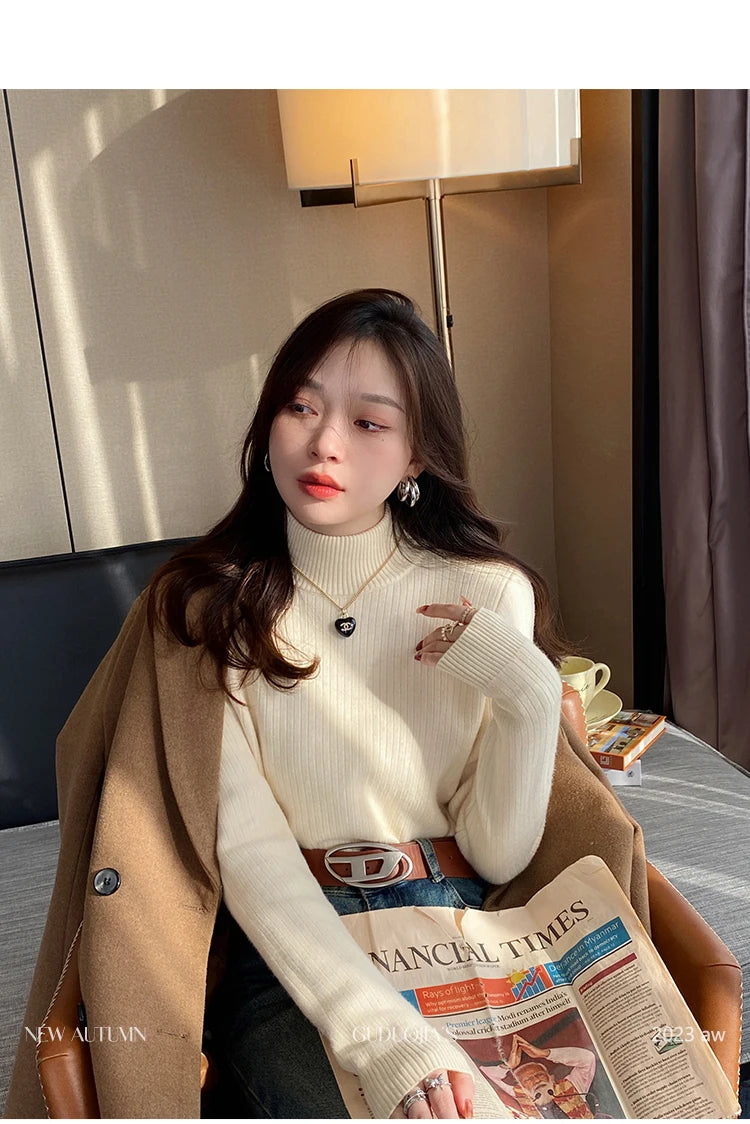 Women's Turtleneck Sweater Winter