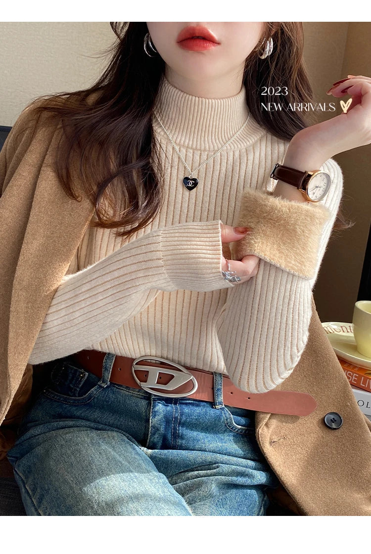 Women's Turtleneck Sweater Winter
