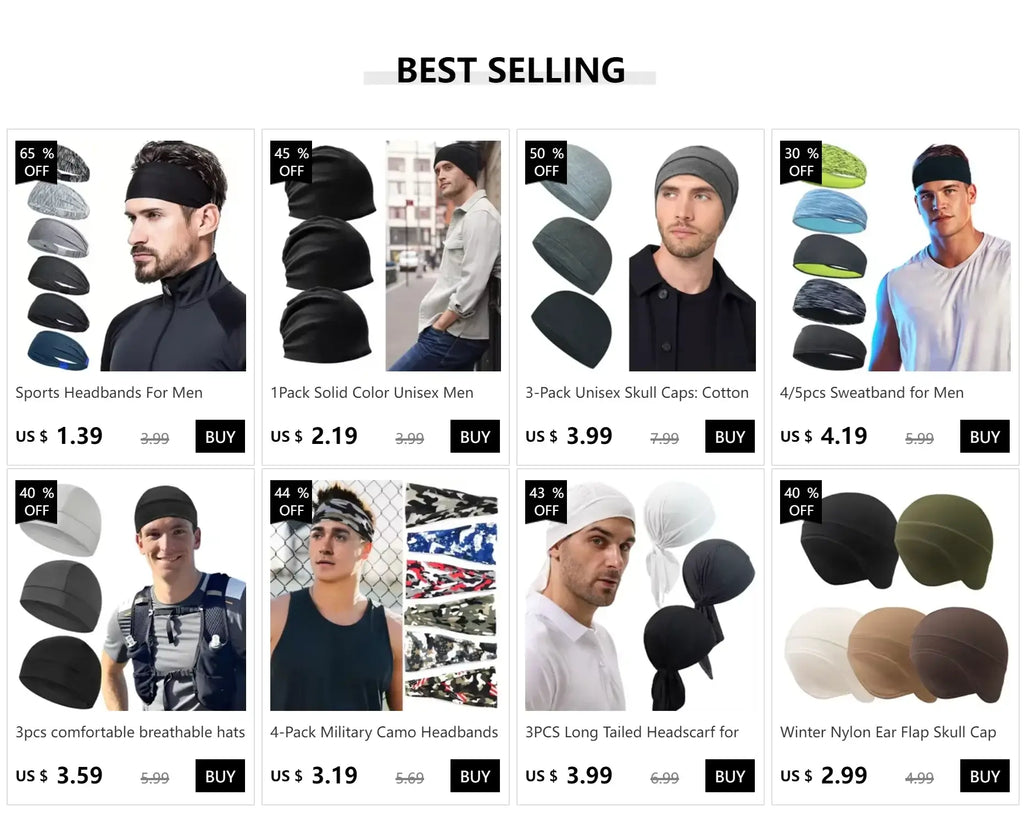 Sports Headbands For Men Woman Gym Yoga Sweat Hair Bands Soft Elastic Hairbands Stretch Outdoor Sport Sweatbands