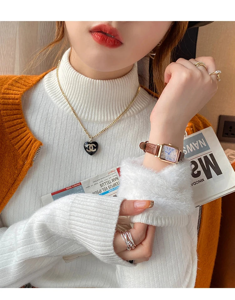 Women's Turtleneck Sweater Winter