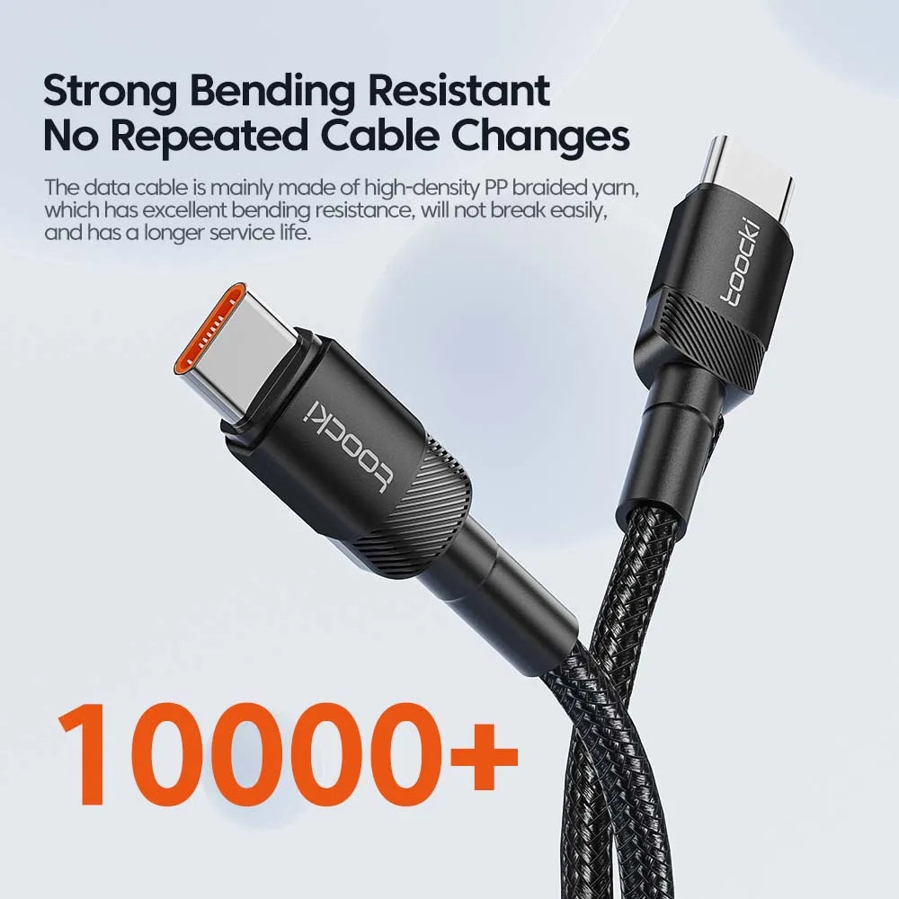 Toocki 100W Type C to USB C Cable PD 3.0