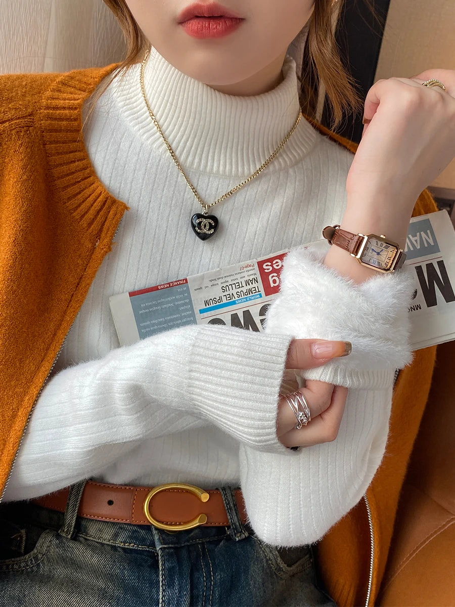 Women's Turtleneck Sweater Winter